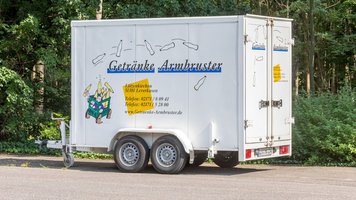 Kühlwagen mit Gaffel Kölsch Beschriftung